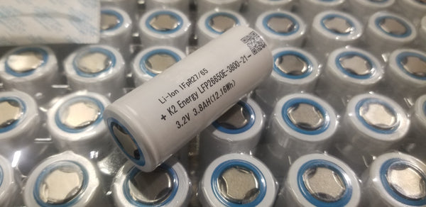 Full Case of 120 K2 26650 3800mah Lifepo4 Cells