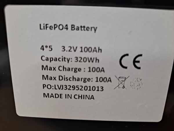 NEW 12v 100ah Lifepo4 Kit w/ BMS & Low Temp