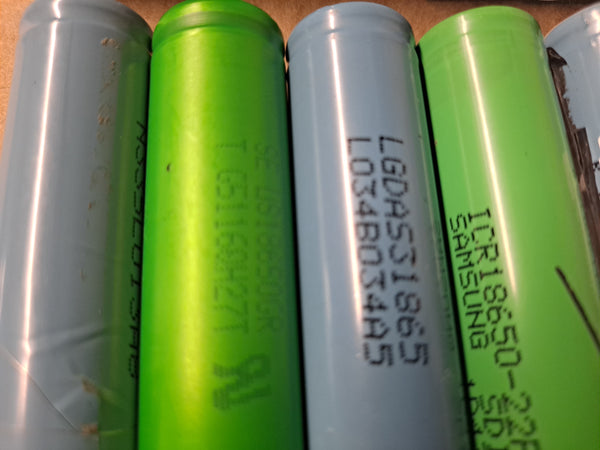 FULL CASE OF 243 18650 CELLS IN MODEM BATTERIES