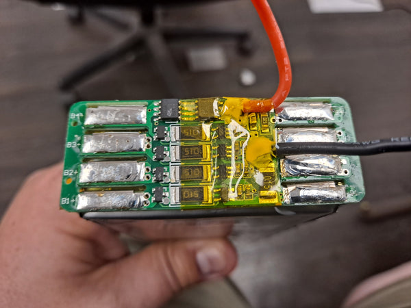 1 bad cell 14.8v 10ah 148wh Battery Module with BMS 4 cells