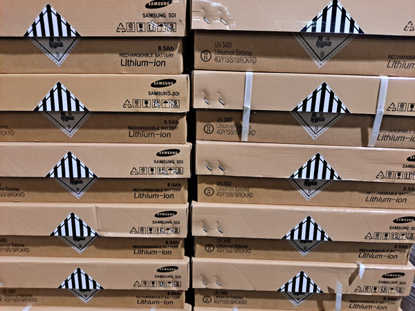 New Partial Case - 8x Samsung 3.7v 8.5ah ABOVE CAPACITY