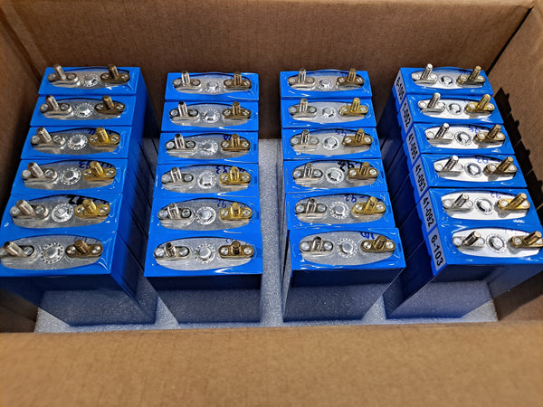 NEW 21 Pack Topband 3.2v 25ah Lifepo4 Prismatic - WITH HOLDERS