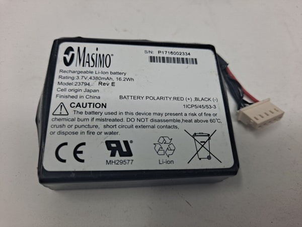 3.7V 4380mah 16.2WH CELLS W/ BMS Masimo