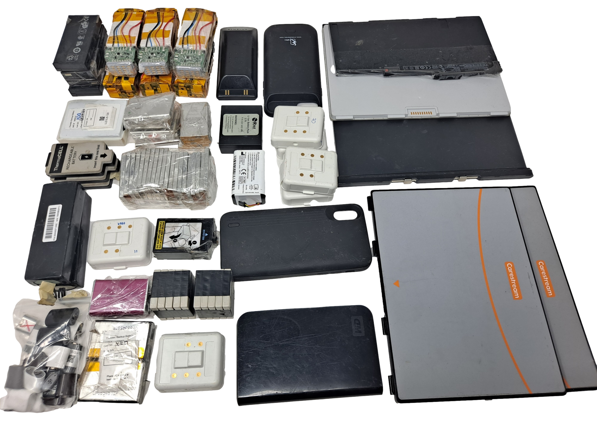 10 Pounds of Mixed Lithium Polymer flat cells