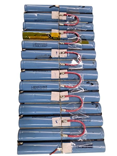 5x 48v LG modules 14s4p 51.8v 8.8ah 456wh