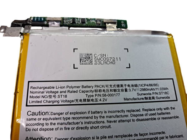 14x 3.7v 2980mah 11.03Wh Cells with BMS - $50/kWh