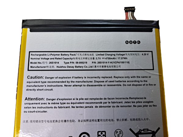 14x 3.7v 4750mah 17.57Wh Cells with BMS - $60/kWh
