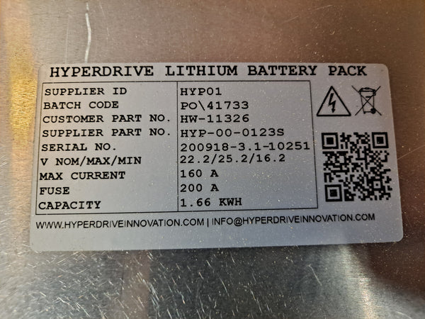 22.2v 75ah 1.66kWh 6s Robot Modules - Balanced