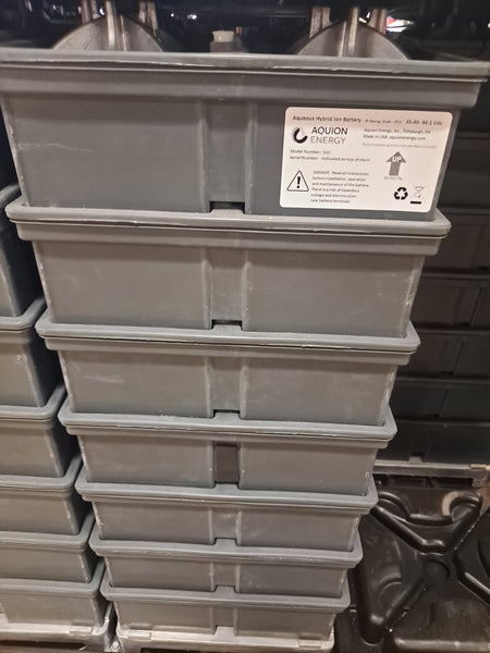 Aquion Energy 44.1v 10.8kWh Salt Water battery
