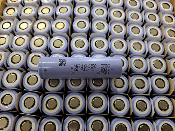 30/100/200 NEW Samsung INR18650-33G 3150mah 18650 Cells