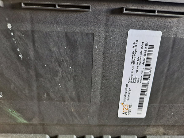 Porsche A123 12v 60ah Lifepo4 800a Starter Battery