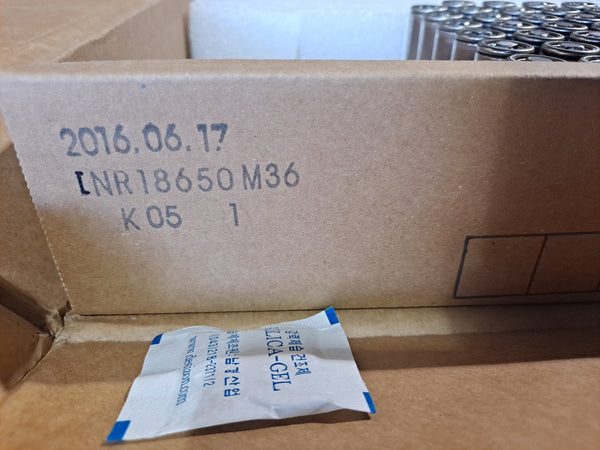 48x New M36 18650 3.6v 3450mah Cells