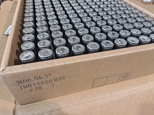 180x New M36 18650 3.6v 3450mah Cells
