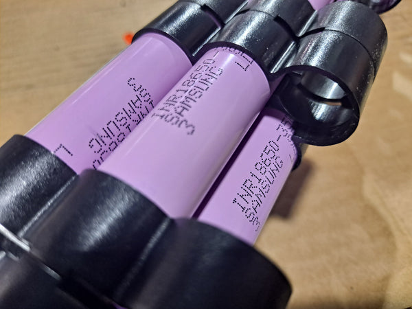 5x Ebike pack with 250x Samsung INR18650-35E 3.15kWh