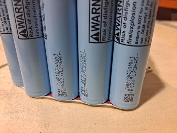 14.4v 19.2ah 276.48wh with BMS - $97/kWh