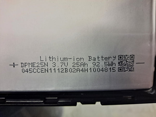 DuraPower 3.7v 25ah 92.5wh Lithium Ion Cells