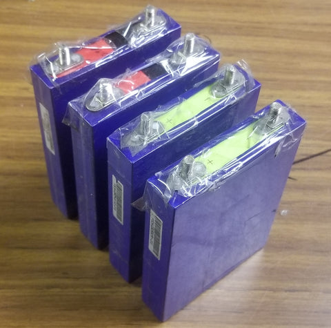 4x USED 3.2v 17ah Lifepo4 prismatic cells - Shelf H1