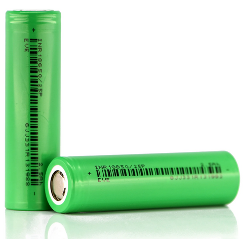 Tested EVE INR18650/25P 18650 2500mah Power Cells - 95-100%