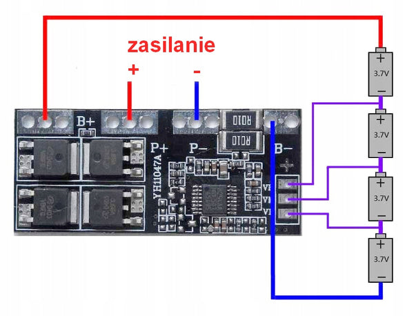 4s 10a Lithium Ion BMS