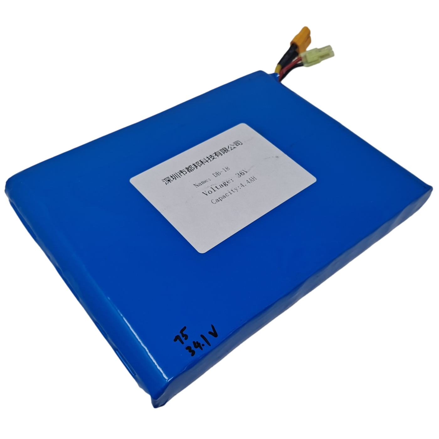 36v 4.4ah 158.4wh E-skate pack with BMS