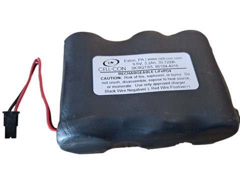 9.6v  3.2ah 30.72wh Module with 3x 3200mah Lifepo4 cells