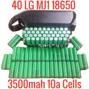 CASE of 6 Modules - 240 LG MJ1 3500mah 10a 18650 Cells