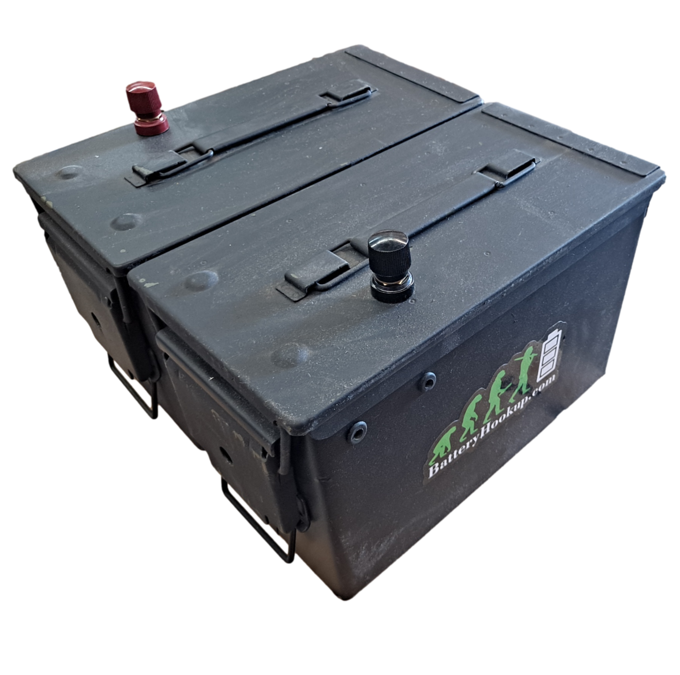 Battery Hookup Ammo Can 51.2v 50ah 2560wh Prototype