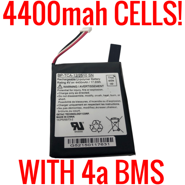 NEW! CASE OF 80 3.7V 4.4ah 16.28WH W/ BMS