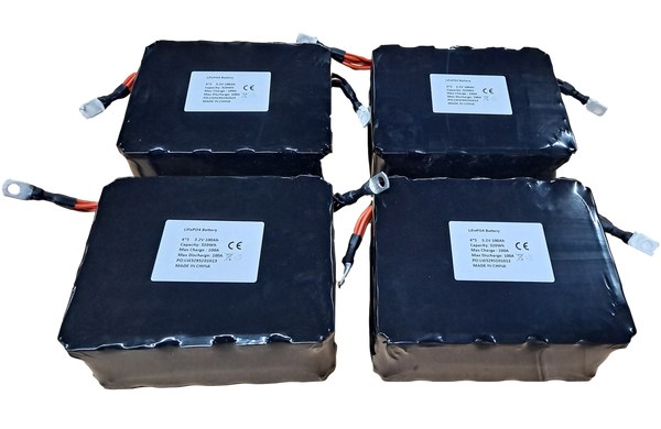 NEW 12v 100ah Lifepo4 Kit w/ BMS & Low Temp