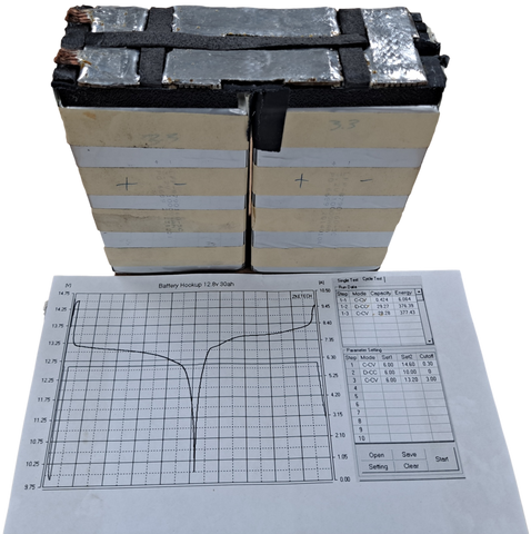 12.8v 30ah Lifepo4 Module with 12x 10ah cell