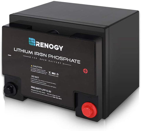 TESTED - Renogy Lifepo4 12v 50Ah Battery with BMS