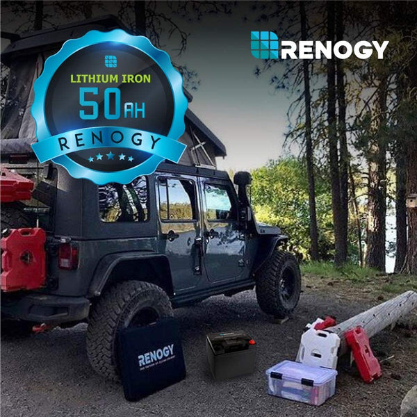 TESTED - Renogy Lifepo4 12v 50Ah Battery with BMS
