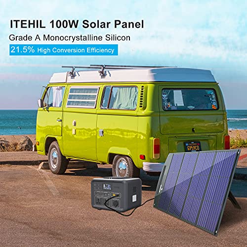 Portable 100w 18v Monocrystalline Solar Panel Kit - Amazon