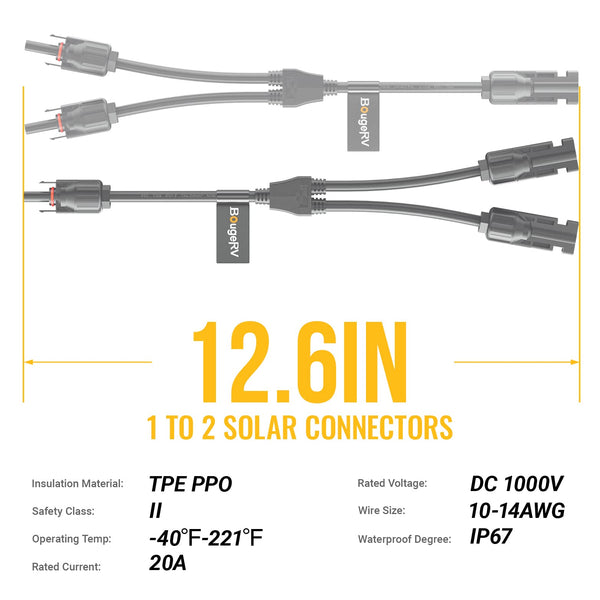 Solar Panel Cable Connectors - Amazon