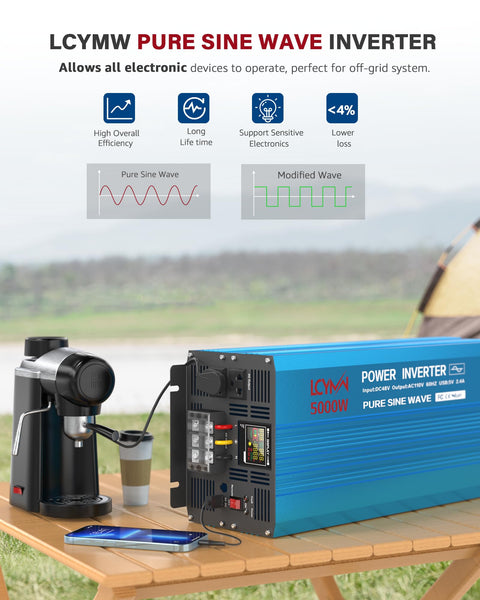 5000w 48v Pure Sine Wave Inverter - Amazon
