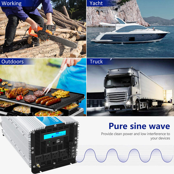 3000w 12v Pure Sine Wave Inverter - Amazon