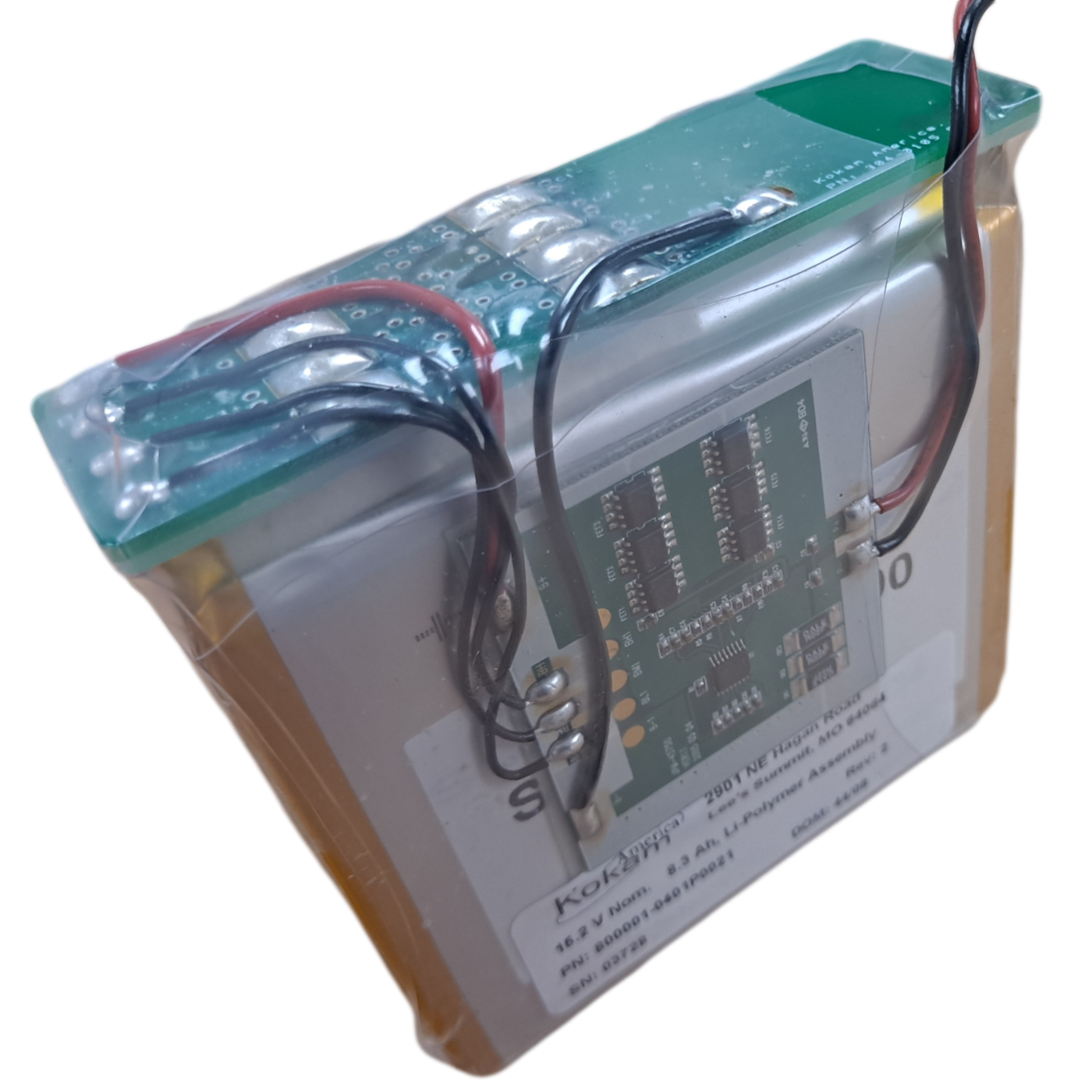 1 BAD CELL 15.2v 8ah 121.6wh Battery Module with BMS 4 cells
