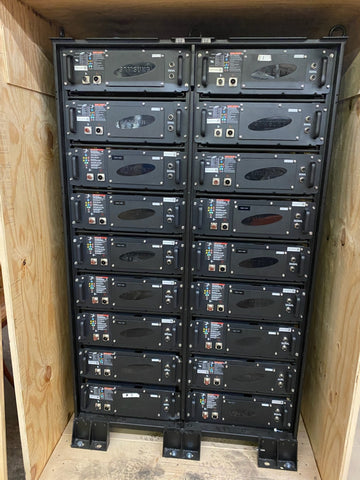 Huge Steel Samsung battery cabinet 79" x 41" x 21"