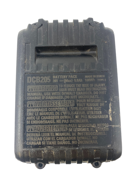 DEWALT DCB205 20V 5.0 AH 100WH for PARTS/REPAIR