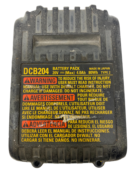 DEWALT DCB204 20V 4.0 AH 80WH for PARTS/REPAIR