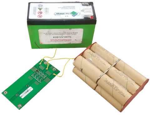 UNDER 10V - 12v K2 battery 12.8v 9.6ah K2B12V10ET