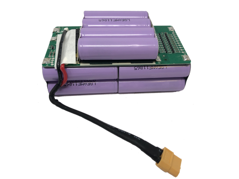 Salvage 20 LG 2200MAH 10A 18650 SCOOTER PACK W BMS
