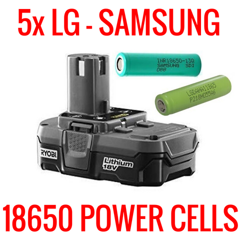 RYOBI P102 18V BATTERIES FOR PARTS/REPAIR