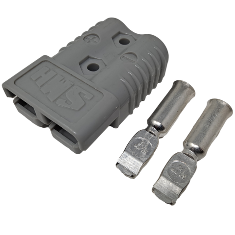 SMH Power Connector - SB 4/0 Wire Gauge - 175 Amp - Gray - Forklift