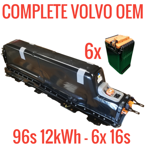 COMPLETE VOLVO OEM 96s 12kWh LG CHEM