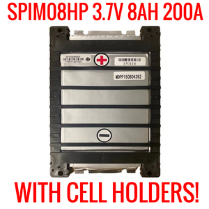 SPIM08HP 3.7v 8ah 200a LITHIUM ION W/ CELL HOLDER