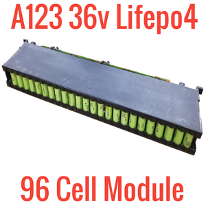 A123 36v 19.2ah 736wh Lifepo4 Module - 96x 26650 M1B cells!