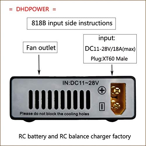 DHD POWER 818b balance charger 240w 10a 2s-8s - out of box