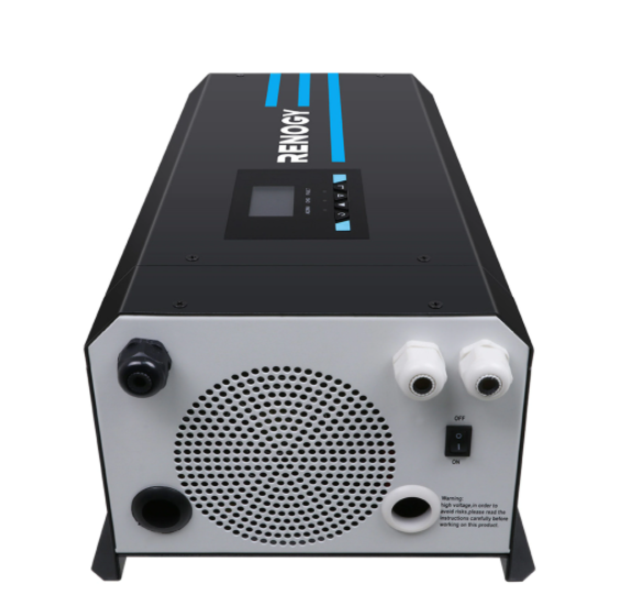 2000W 12V Renogy Pure Sine Wave Inverter Charger w/ Display