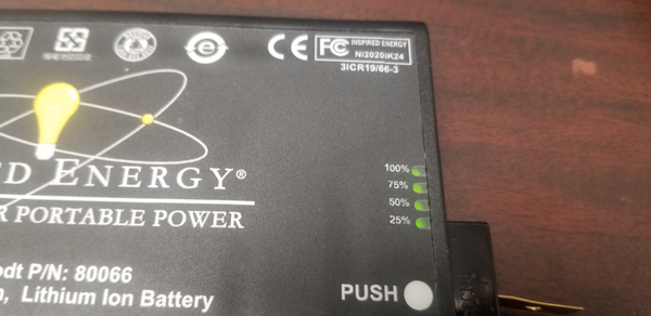 Inspired Energy 10.8v 8.7ah 93wh w/ BMS - 9x 2900mah